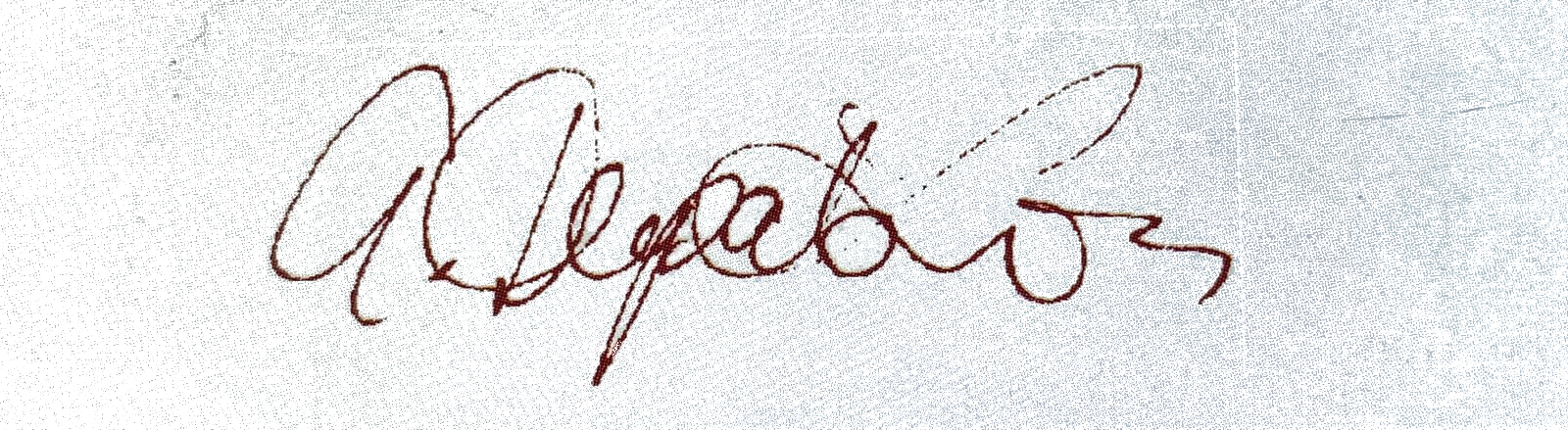 Signatur Anuschka Dupalo-Loss